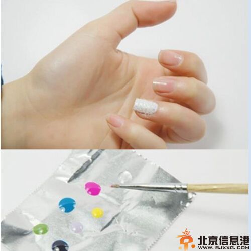 星空美甲教程图片 让星空闪耀指尖