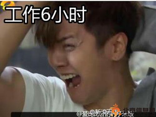 罗志祥表情包照片网络走红 罗志祥演绎苦逼上班族