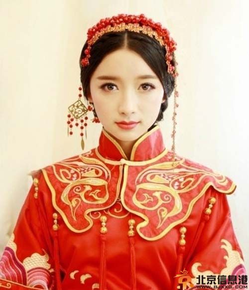 中式新娘盘头发型图片分享 打造高雅中式新娘魅力
