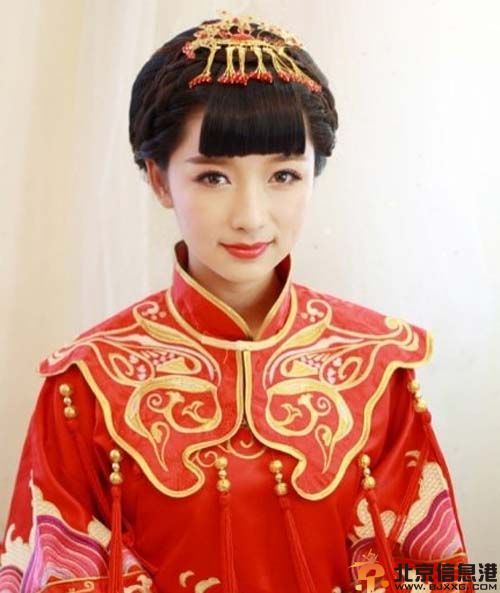 中式新娘盘头发型图片分享 打造高雅中式新娘魅力