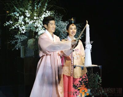 朴智星老婆金敏智资料照片 今日结婚婚礼现场图片曝光