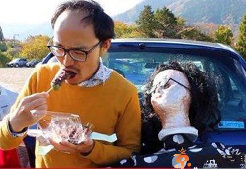 Showta Mori与塑料瓶女友约会 被当可疑人物带回警局