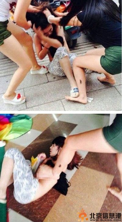 广西疑为小三女子被扒光群殴图片 现场场面劲爆引热议