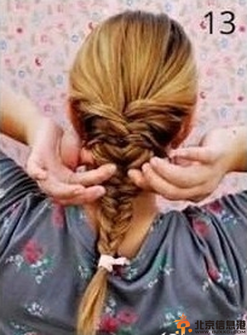 鱼骨辫编法详细图解 把你打造成魅力女王