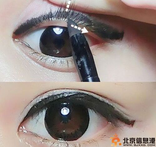 教你裸妆眼妆的画法 精致的眼线让妆面更加有神采