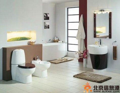 2014最新卫生间装修效果图欣赏 时尚华丽简约并存
