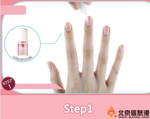 夏季冰淇淋美甲图片步骤图解 让冰激凌在你的指尖跳跃