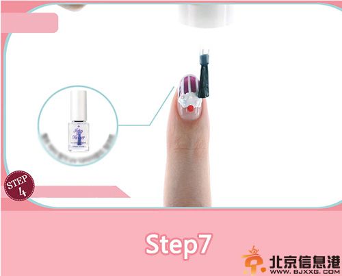 夏季冰淇淋美甲图片步骤图解 让冰激凌在你的指尖跳跃