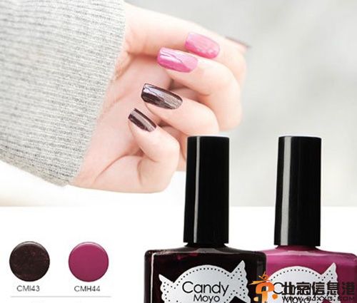 美甲色彩搭配示例 糖果色系才能过上甜美夏天