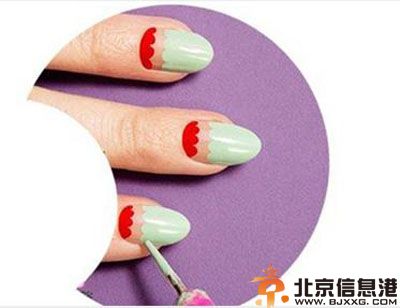 美甲教程步骤图片 自己在家也能DIY可爱指甲