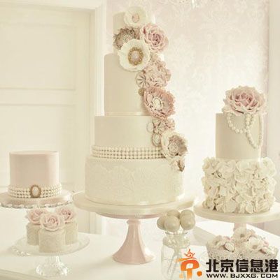 美轮美奂的创意婚礼蛋糕 增添婚礼别样甜蜜