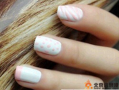 唯美新娘美甲图案 为新娘完美加分