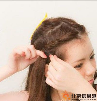 刘海编发教程图解7部曲 让你编出清新甜美风