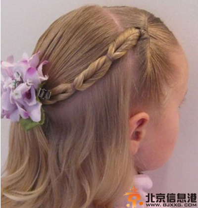 儿童编发教程图解 打造清新小萝莉