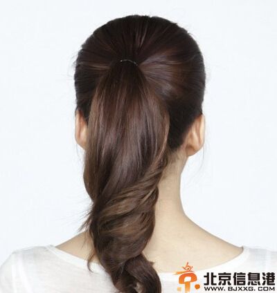 韩式丸子头扎法图解 简单又清爽