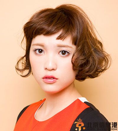 短发烫发发型图片2014女 时尚帅气走潮流前线