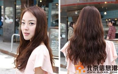 中长发蛋卷头图片赏析 打造清新减龄美女