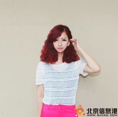 中长发蛋卷头图片赏析 打造清新减龄美女