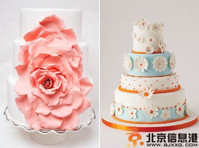 最美婚礼蛋糕图片 专属你的浪漫与幸福