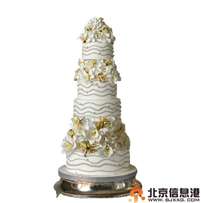 浪漫婚礼蛋糕图片集 简单同样浪漫出彩