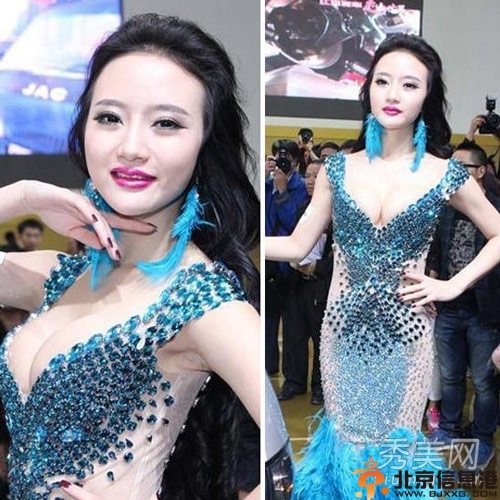 揭吴雨婵整容前后惊悚对比 真空透视长裙照曝光