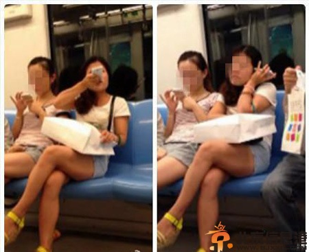 芝加哥地铁女神大尺度劫车照片曝光 盘点地铁上的奇葩乘客