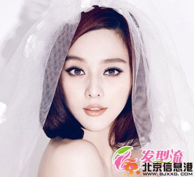 2012最新新娘妆造型 简约魅力明艳的新娘发型