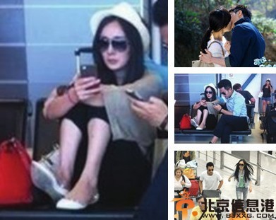 杨幂刘恺威不雅照曝光 机场穿鞋踩座椅被轰没素质