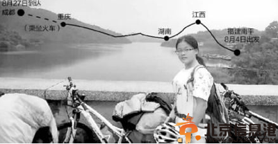 陆享璇个人资料微博近况 千里骑行抵四川引关注
