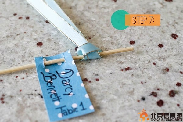 DIY婚礼席位卡 展现你与众不同的创意
