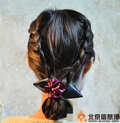 韩式辫子的编法图解 学习韩式辫子的扎法