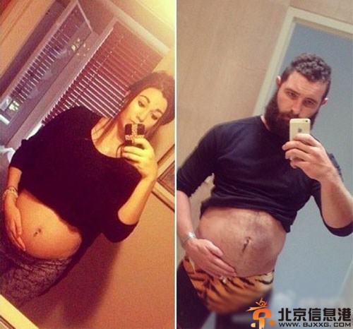 澳大利Jarrod Allen模仿女生照片 原图模仿图对比