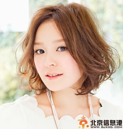 中分荷叶头发型图片大全 清爽可爱充满甜美气息