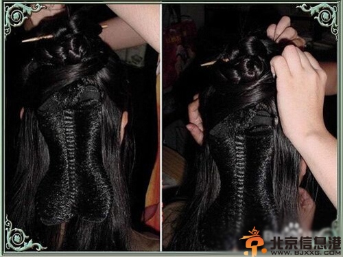 古装发型如何梳图解 清代发型教程分享