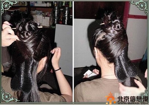 古装发型如何梳图解 清代发型教程分享