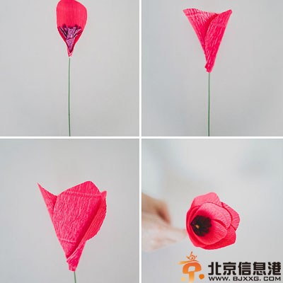 DIY纸艺桌花制作步骤 不输鲜花的美貌