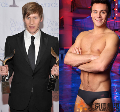 汤姆戴利与男友激吻照曝光 揭达斯汀·兰斯·布莱克照片资料