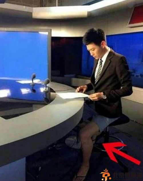 TVBS帅哥主播王博麟个人资料微博 被疑穿短裤人字拖播新闻