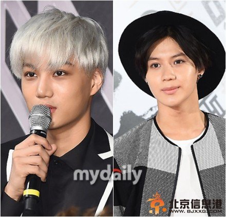 EXO成员KAI与SHINee泰民什么关系 EXO的KAI与SHINee泰民同看世界杯