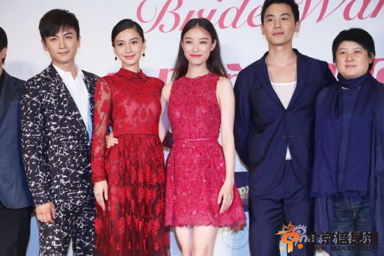 《新娘大作战》开机 Angelababy与倪妮互吻(组图)