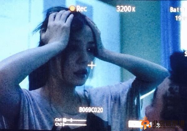 赵薇晒出的工作照