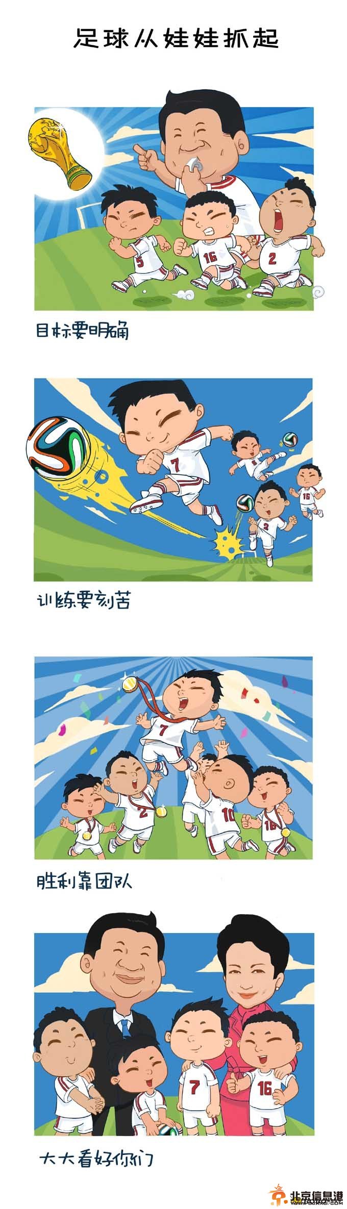 网友原创萌漫《大大与足球》