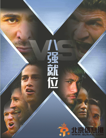 世界杯8强对阵:欧洲美洲球队各占半壁江山