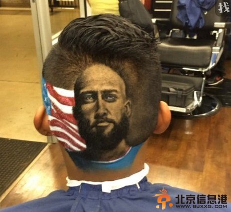发型师剪出球星发型 栩栩如生与照片无差【图】
