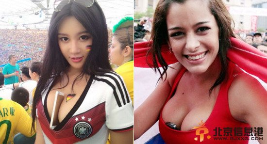 中国美女观战德国胸夹<a href='http://www.bjxxg.cn/tech/shouji/' target='_blank'><u>手机</u></a>PK法国乳神