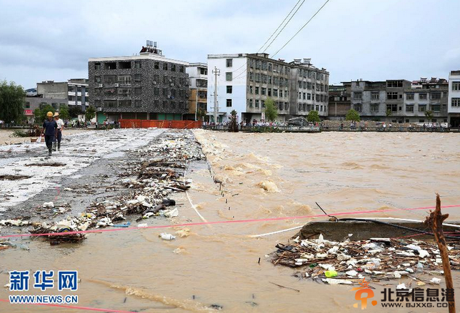 江西修水遭强降雨袭击 农田被淹【图】