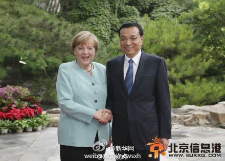 李克强以川菜款待默克尔 专门添菜水煮牛肉