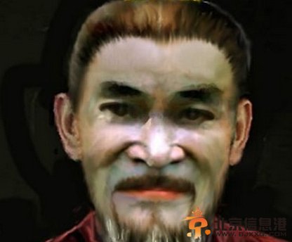 曹操原来长这样：眉毛外散 鼻梁突起（图）