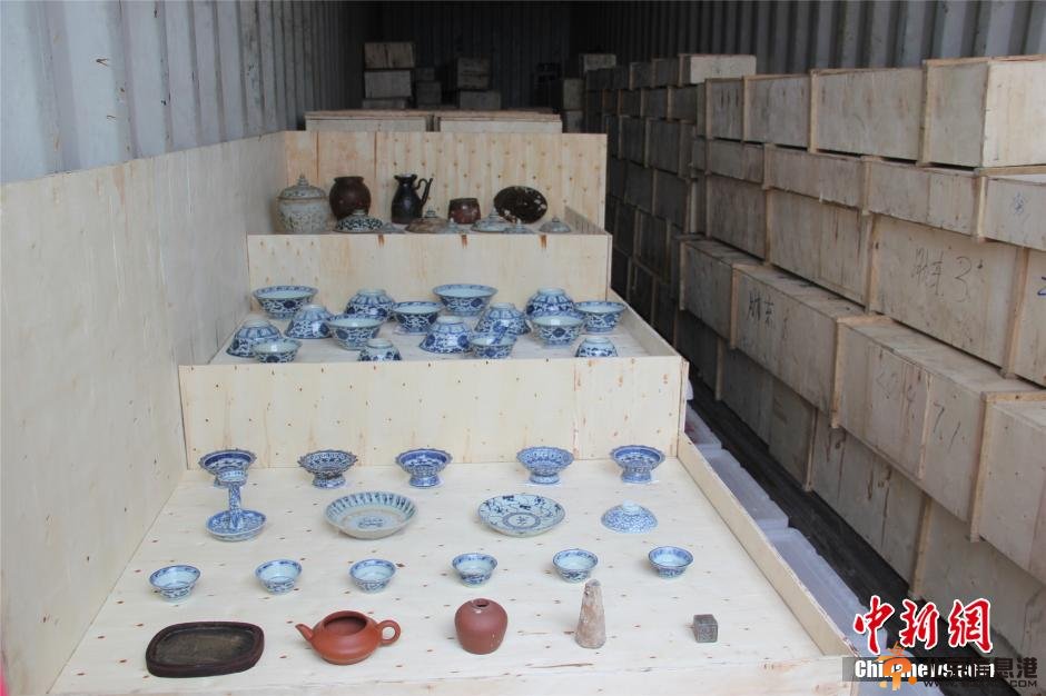 宁波“小白礁Ⅰ号”沉船遗址出水千余件文物