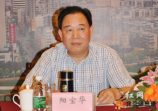 资料图：湖南省政协原副主席阳宝华